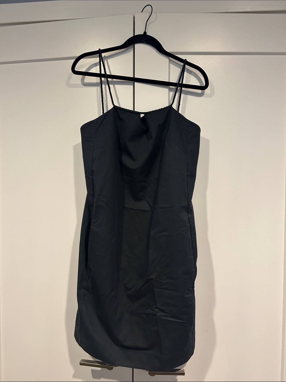 COS Navy Cotton Shift Dress